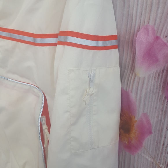 USA Biker Bike Design Reflective Quilted Nylon Zip-Up Jacket - Picture 2 of 9